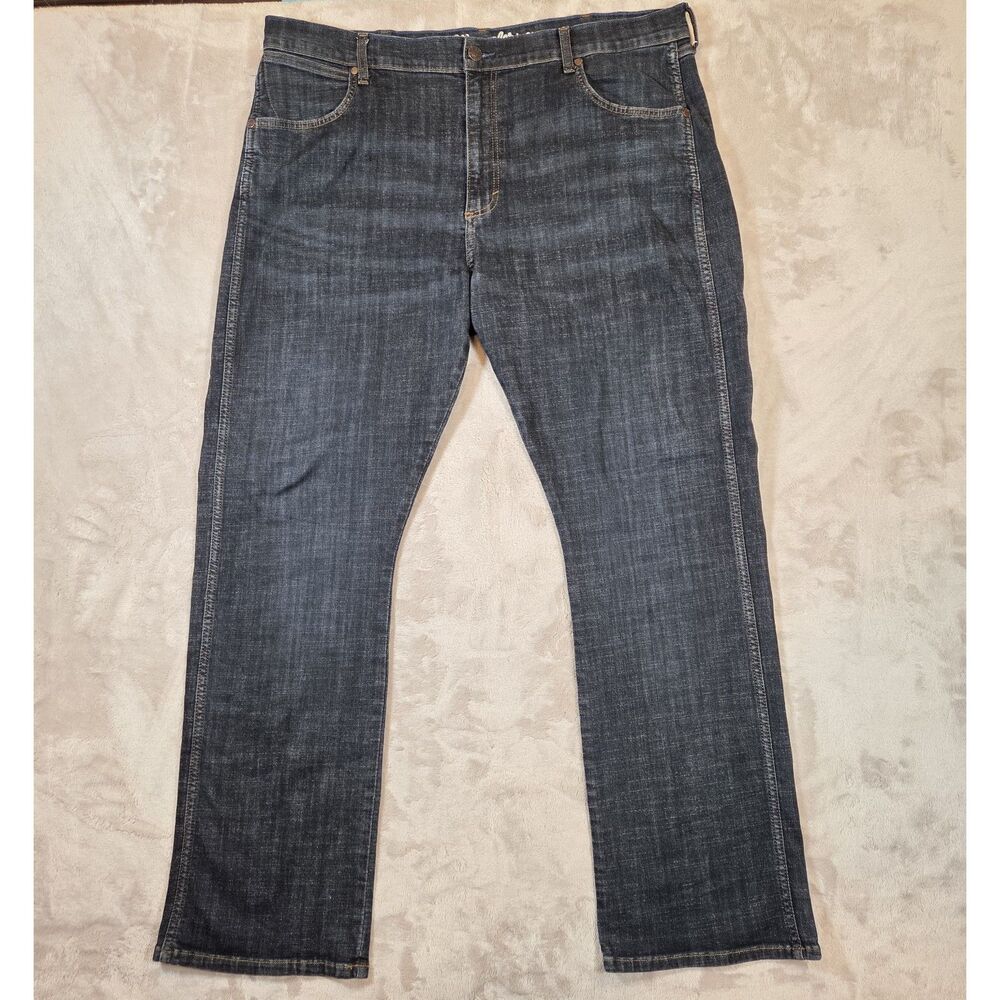Wrangler Retro Slim Boot Jeans Men's 40x34 Dark Wash Stretch Denim Western